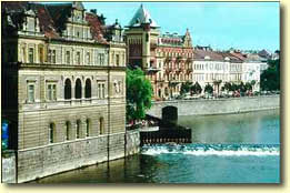 Embankment of Prague